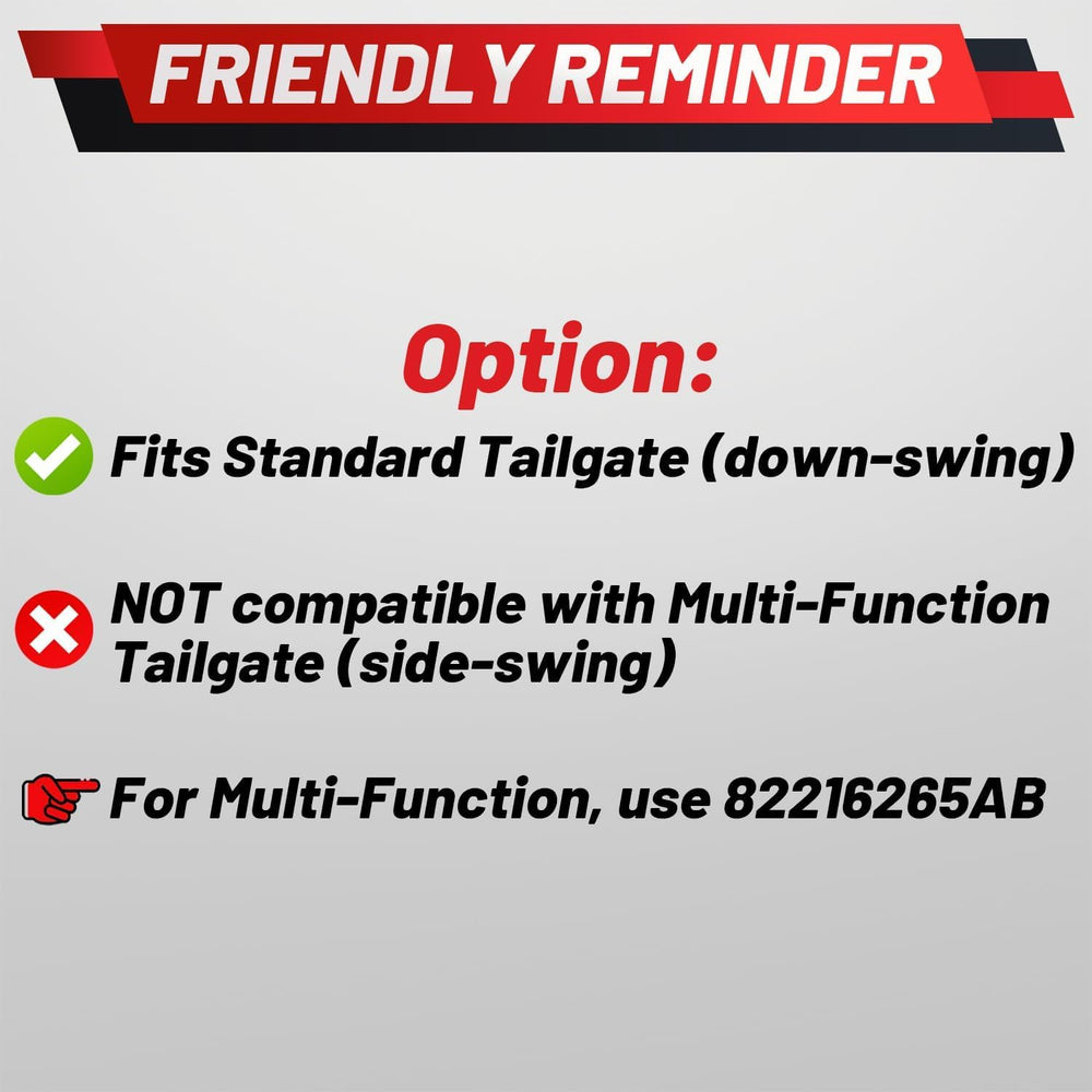 Upgraded Retractable Rear Bed Step Compatible with 2019-2024 Dodge Ram 1500 D...