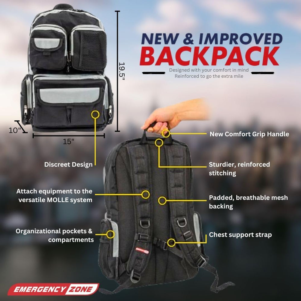 Urban Survival Bug-Out Bag/Go Bag and Disaster Survival Supplies for up to 6 ...