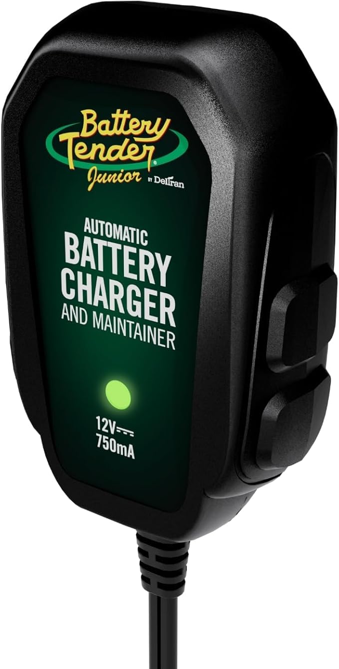 Battery Tender Junior 12V, 750mA Charger and Maintainer: Automatic 12V