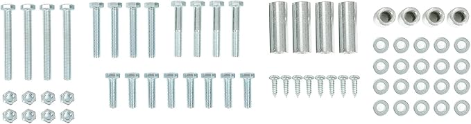 Kojem 2Pcs Silvery Aluminum Universal Side Step Compatible