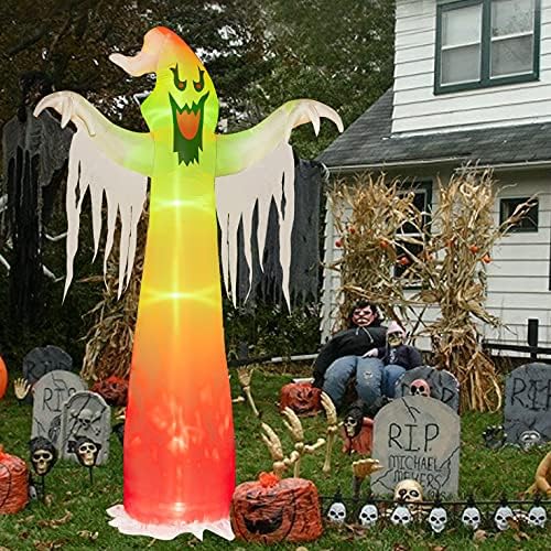 Hourleey 9 FT Halloween Inflatables Outdoor, Halloween Blow Up Yard Decoratio...