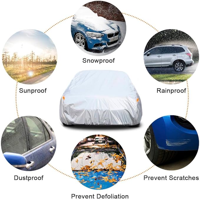 Kayme 6 Layers SUV Car Cover Custom Fit