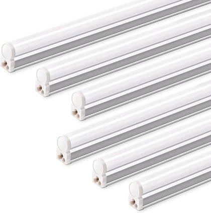 Barrina T5 LED Ceiling Light Fixtures, Corded Electric (6 Packs)