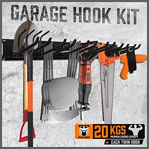 HORUSDY 64-Inch Heavy Duty Garage Organization Rack, 14 Packs Max Load 600LB,...