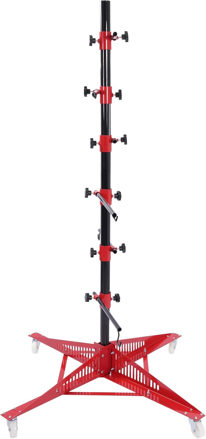 Kojem 72In Universal Auto Paint Rack Stand Tree Holder Adjustable Center Post