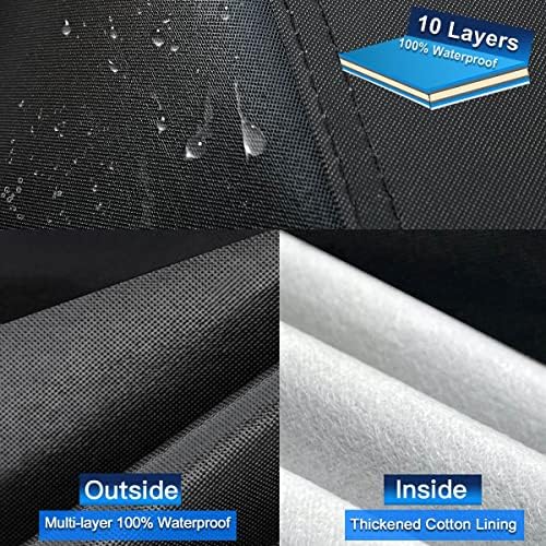 10 Layers Car Cover Custom Fit for Honda Accord, Waterproof All Weather for