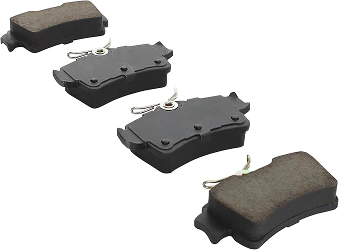 Premium Semi-Metallic Rear Brake Pads Compatible
