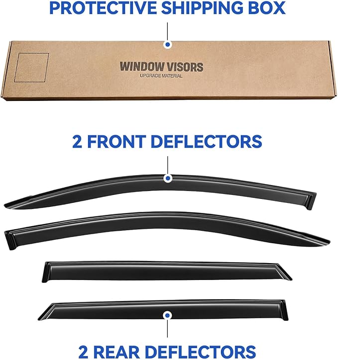 Window Visors Rain Guards for 2016 2017 2018 2019 2020 2021 Hyundai Tucson