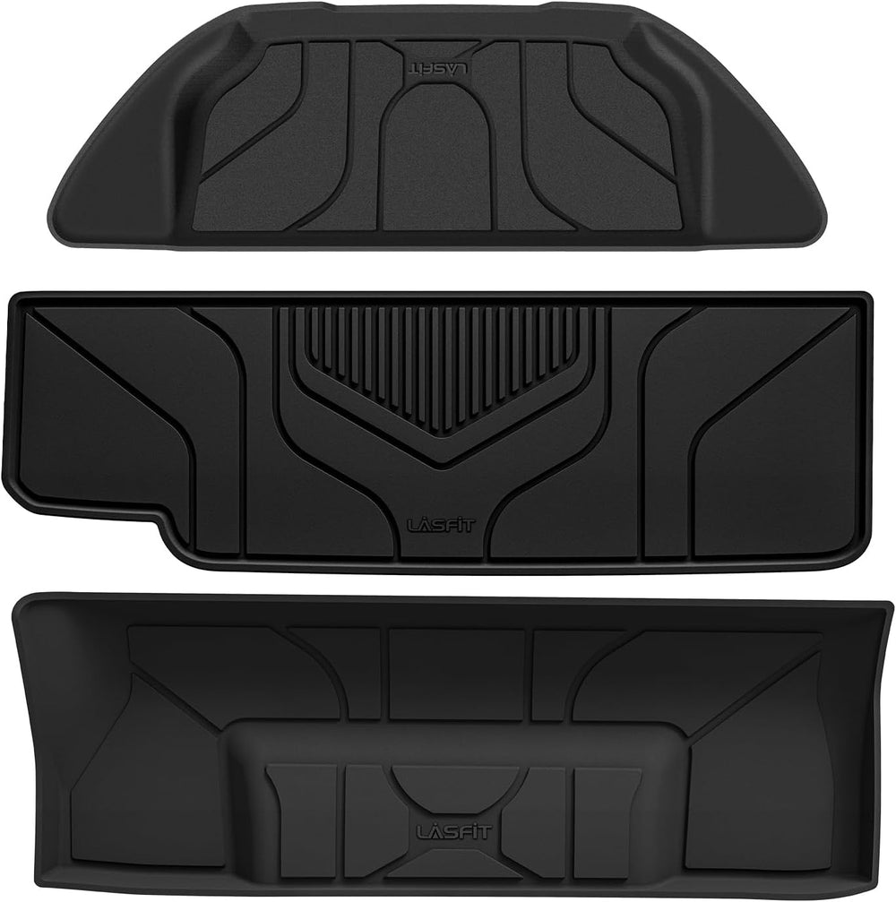 LASFIT Frunk Trunk Mats Fit for Tesla Model X & Model X Plaid 6 Seater / 7