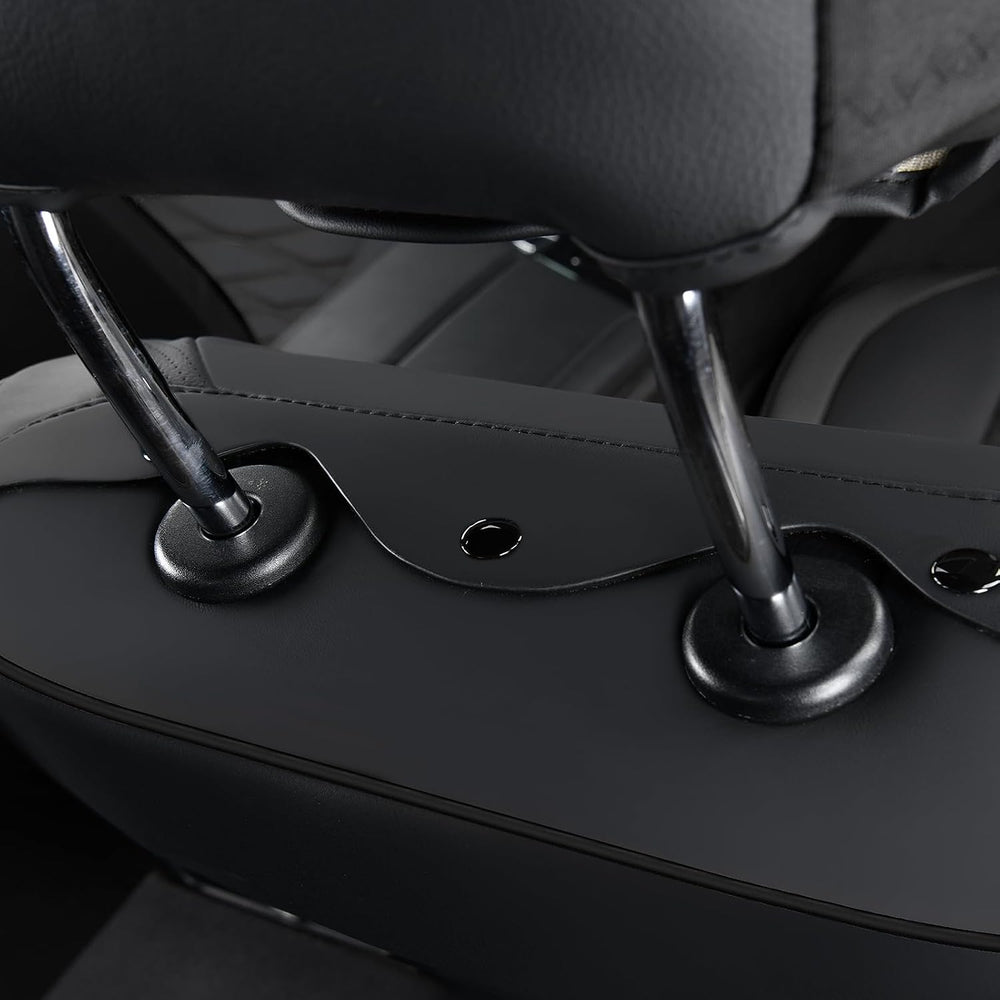 Leather Seat Covers, Car Seat Covers Full Set, Car Seat Protector Waterproof,...