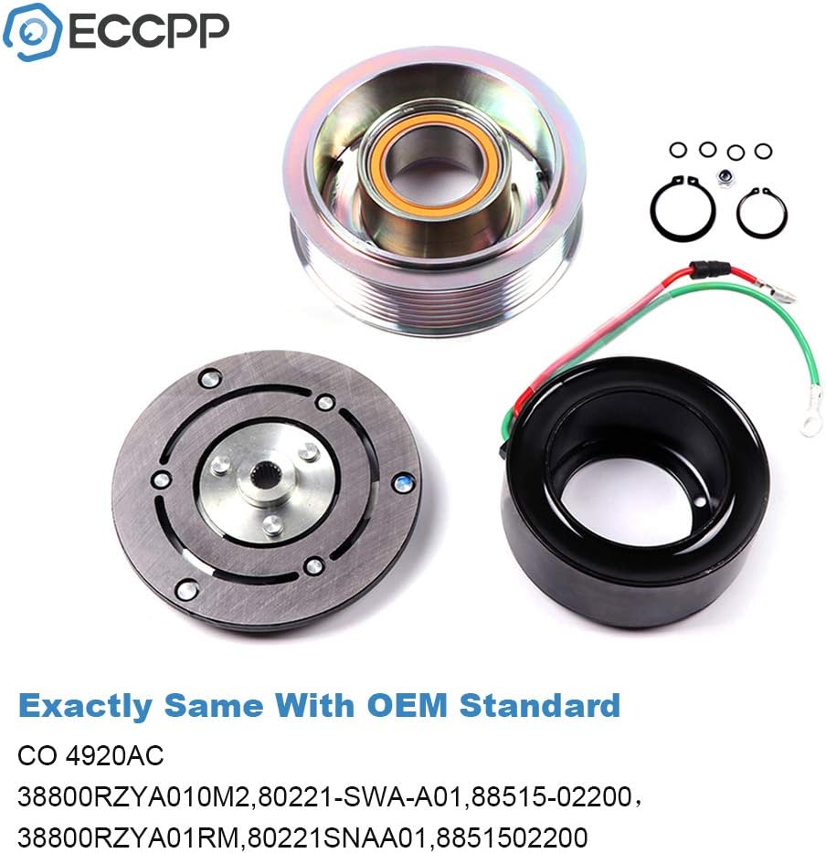 ECCPP AC Compressor Clutch for Honda CR-V for Honda Civic 2.4L 2007-2015