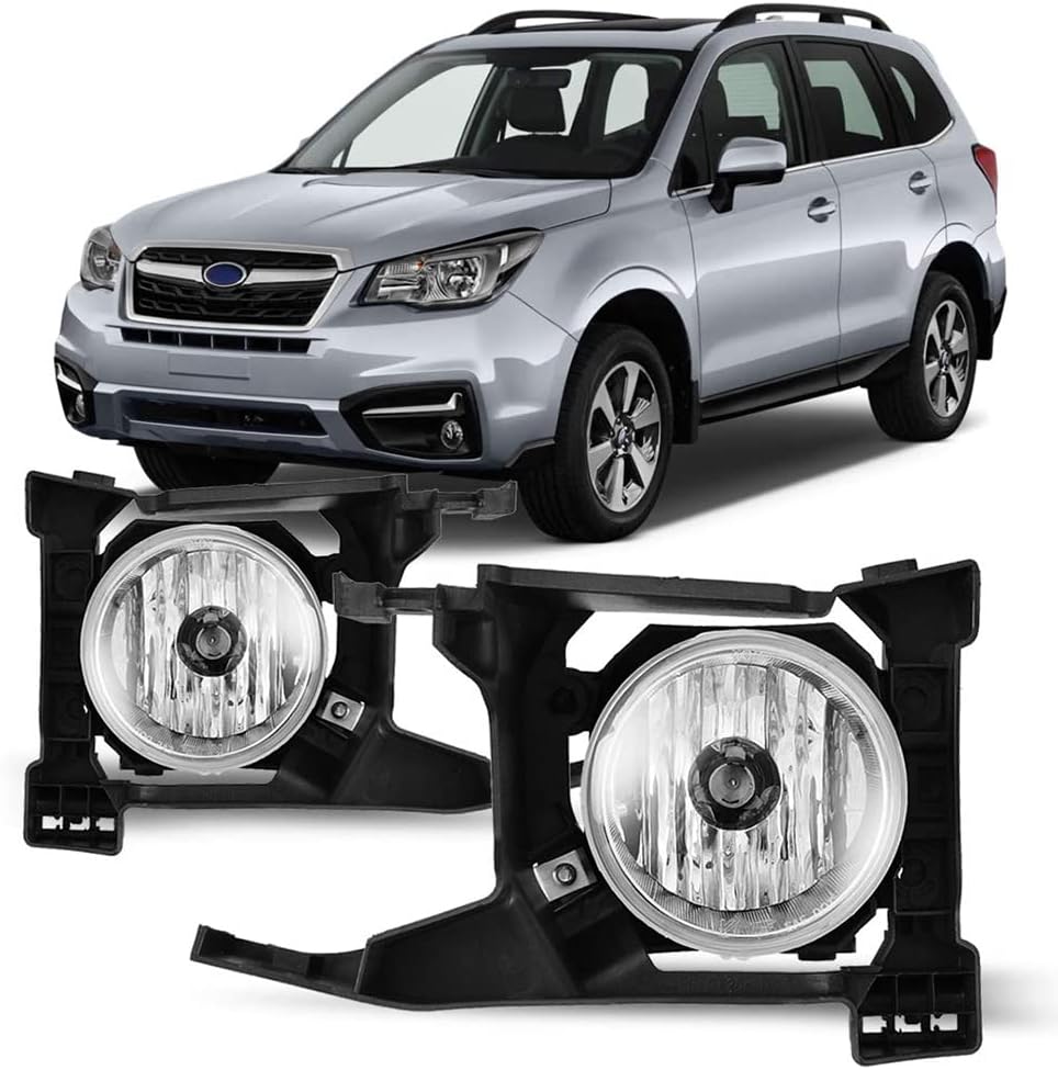 Winjet WJ30-0611-09 Replacement for 2017-2018 Subaru Forester Clear Front Bum...