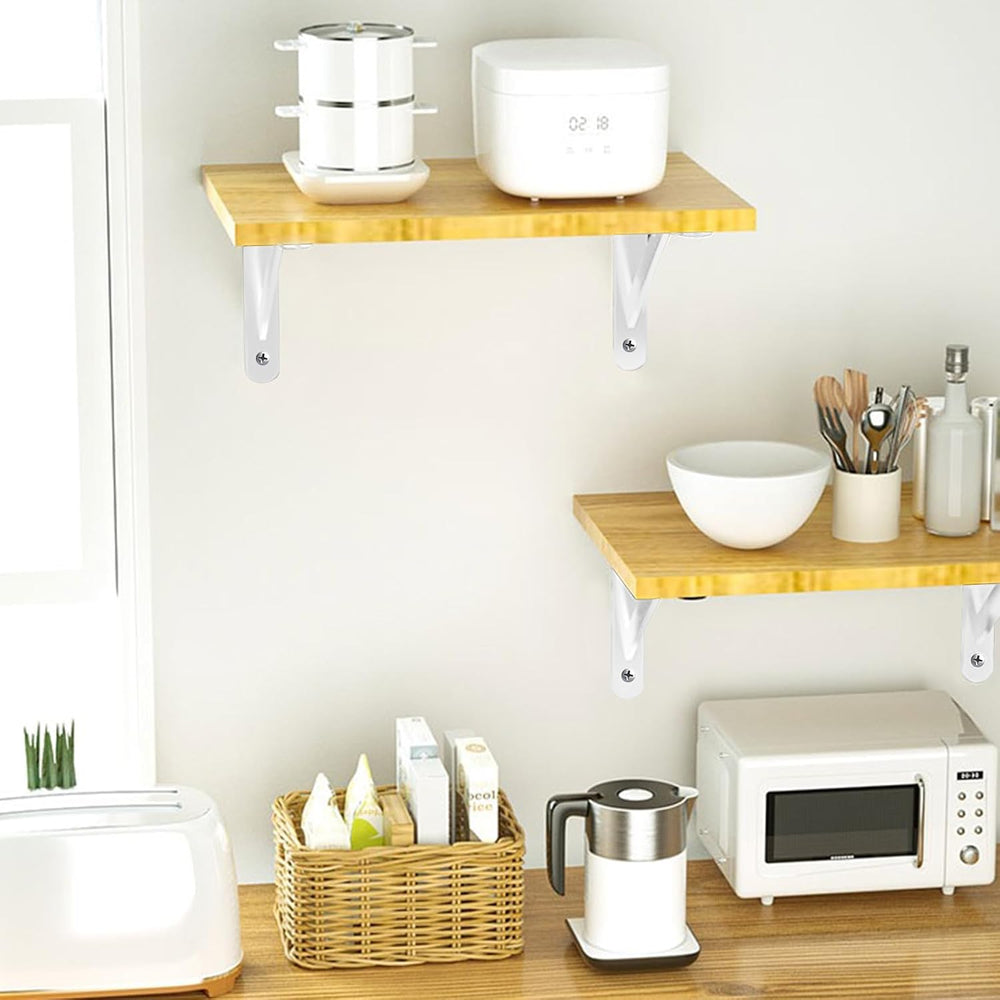 Heavy Duty Shelf Brackets Wall Mount Steel Bracket Wall Brackets for Shelves ...