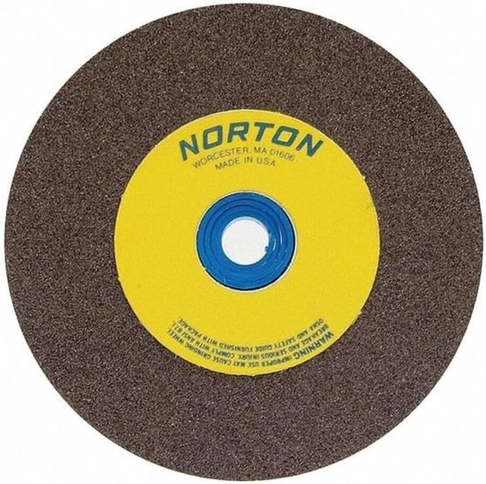 Norton Gemini Grinding Wheel, Type 01 Bench and Pedestal Wheel, Coarse Alundum, 7 Inch Aluminum Oxide Grinding Wheel for Bench Grinder, Pack of 1