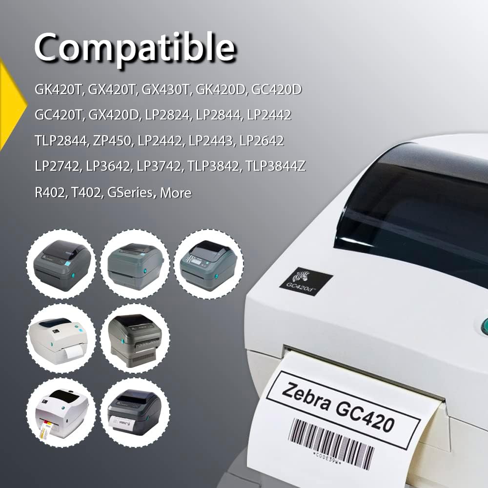 BETCKEY - 1.25" x 1" (32 mm x 25 mm) Thermal Labels, [10 Roll/13800...
