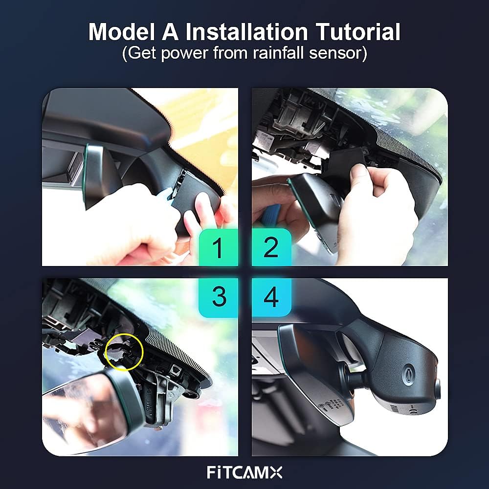 Fitcamx 4K Dash Cam Suitable for Porsche 911 992 Cayenne 9YA 9Y0 9Y3 Panamera...