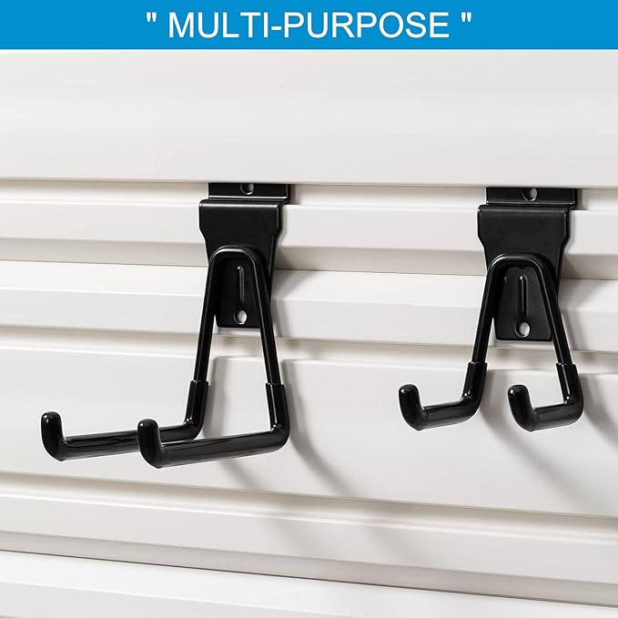 Slat Wall Hanging Hooks, Slatwall Accessories, Slatwall Hooks Assortment (16P...