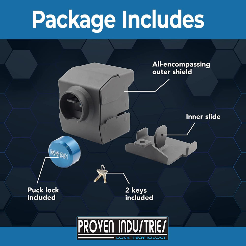 Proven Industries Model 2516-J Trailer Lock, Fits 2 5/16-Inch Jayco Couplers,...