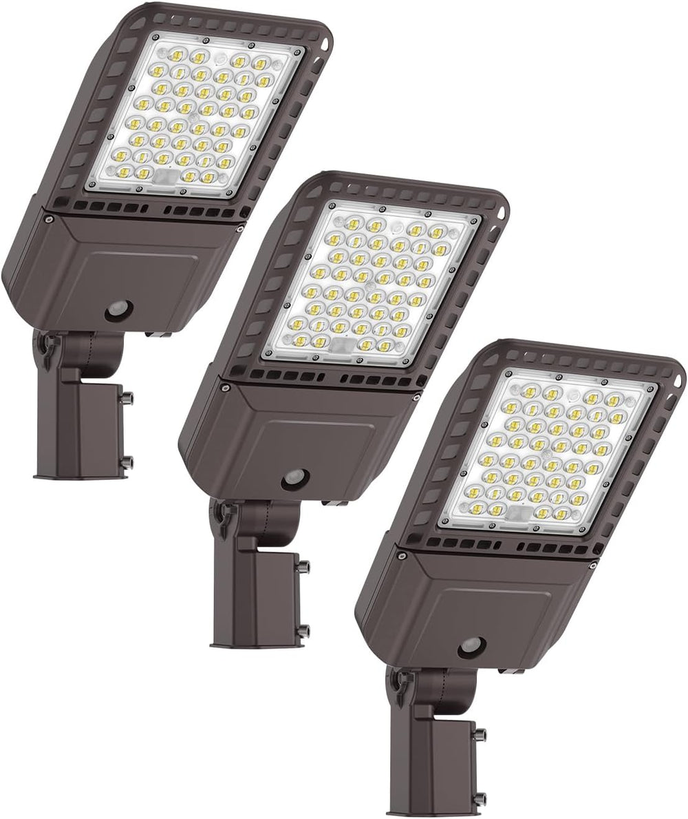 LED Parking Lot Lights 150W Slip Fitter Mount Outdoor Street Pole Light