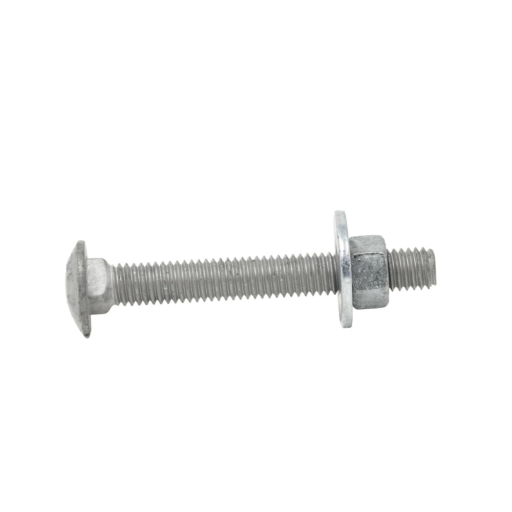 3/8"-16 x 2-1/2" (100 Sets) Hot Dipped Galvanized Carriage Bolt Kit...