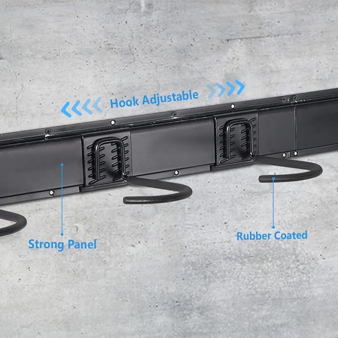 Ultrawall Stainless Steel Bike Storage Rack, 6 Bike Storage Hanger Wall Mount