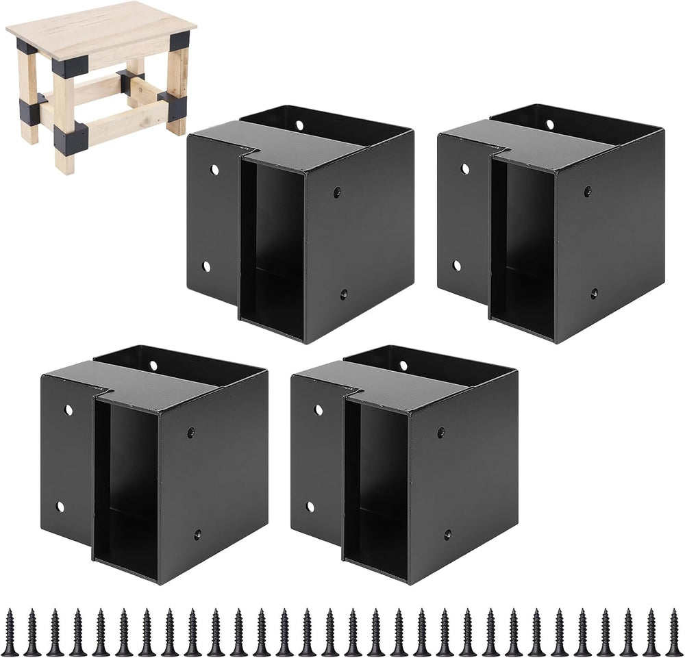 Workbench Bracket Kit, Heavy Duty Steel Workbench Kit for 2x4 (Actual 1.5&quo...