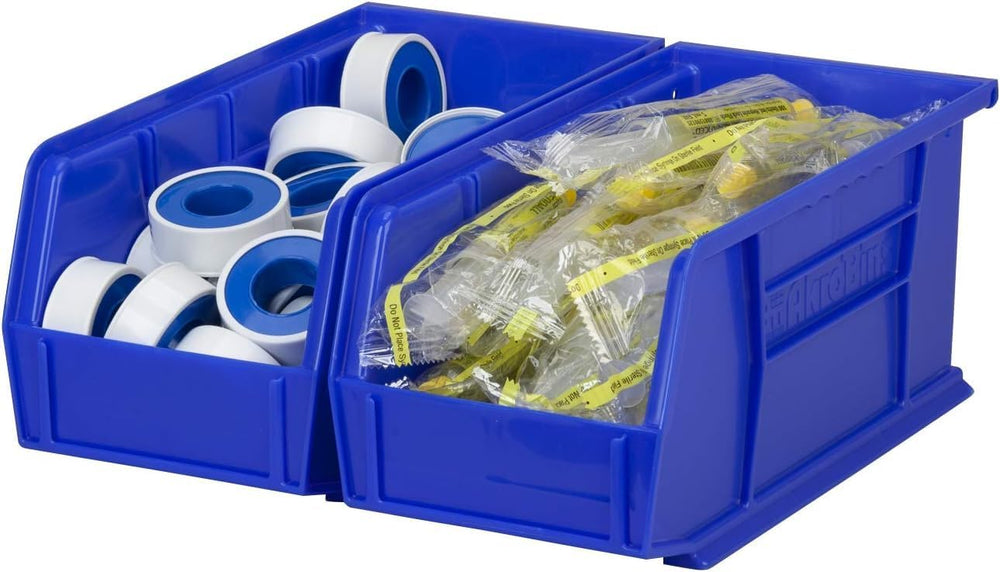Akro-Mils 30230 AkroBins Plastic Storage Bins, 11"x5"x5", Blue...