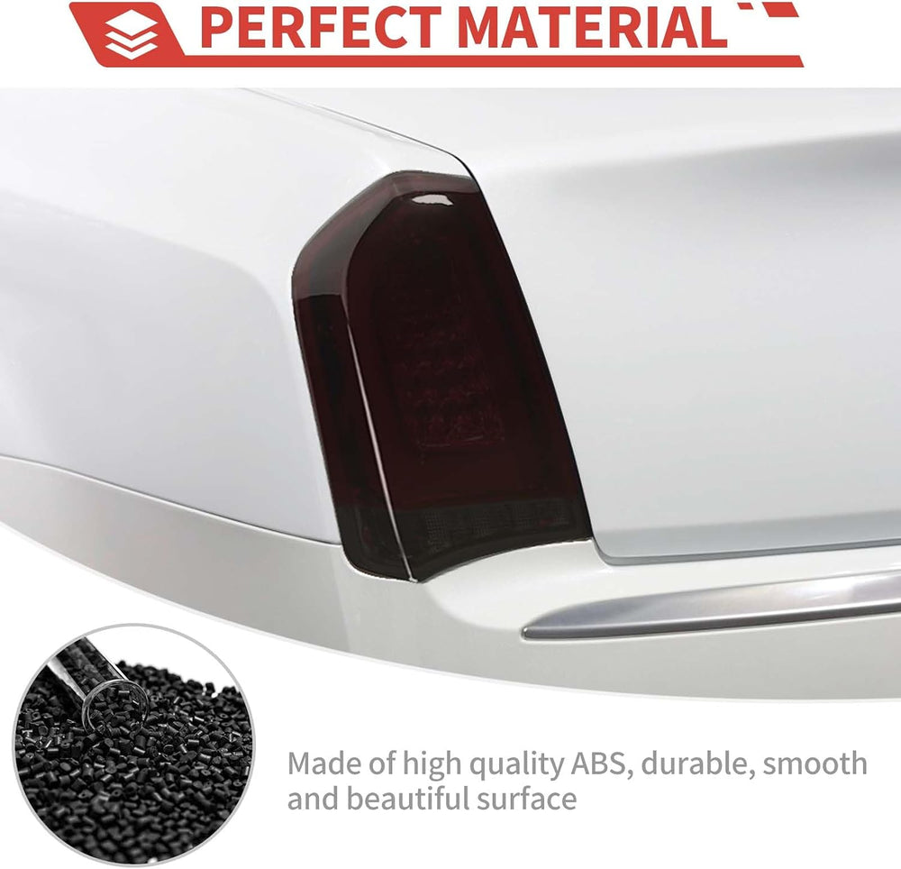 Tail Light Lamp Cover Guard Blackout Kit Exterior Accessories Compatible with...