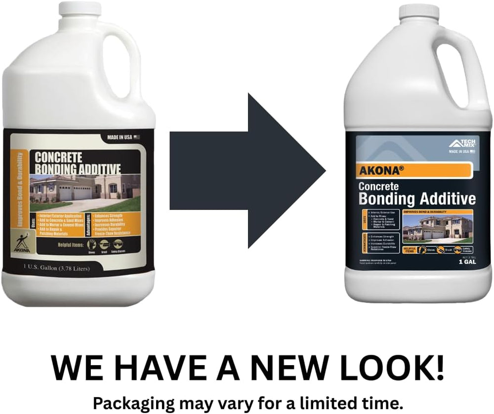 Akona Concrete Bonding Additive, 1 Gallon, Liquid Cement Bonder