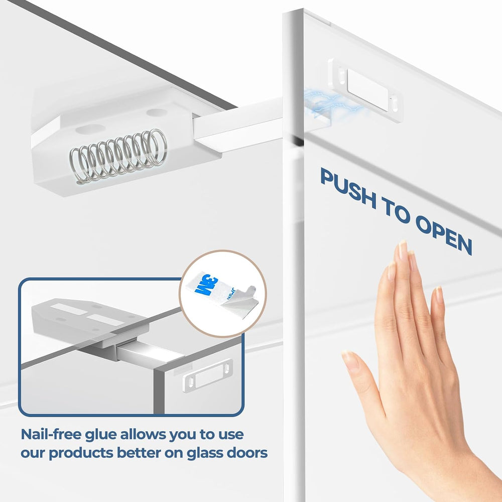 Magnetic Push Latch Without Nail Installation Tonitrui Heavy Duty Magnetic To...