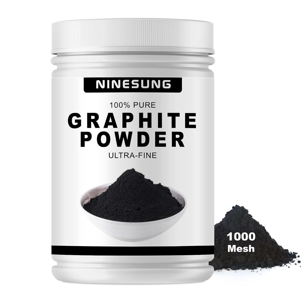 Pure Graphite Powder | 10 Pound Graphite Lubricant - 1000 Grit Superultra-Fin...
