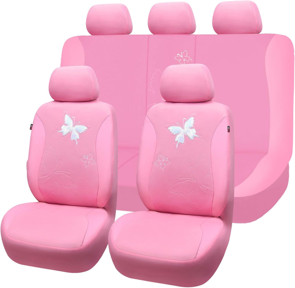 Flying Banner Butterfly car seat Covers ful Set Fashion Universal Lady Woman ...