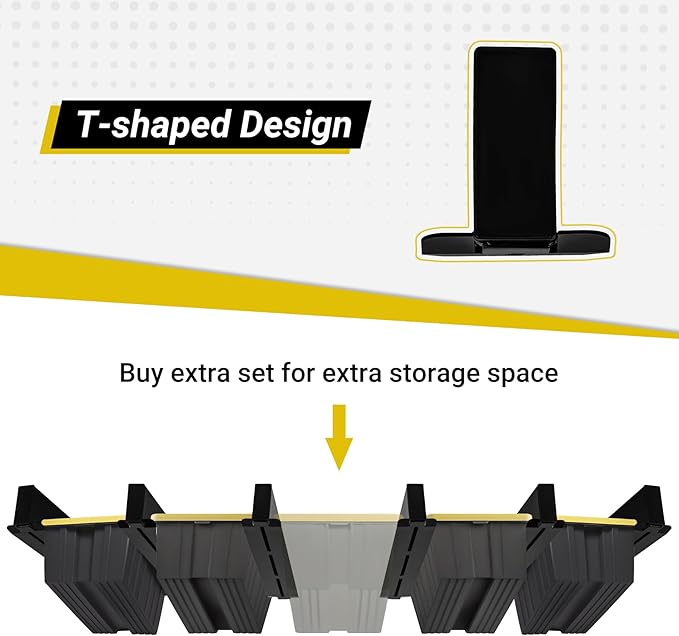 Overhead Garage Storage Rack 4-Bin, Heavy Duty Ceiling Racks w/ 400 LBS Load ...