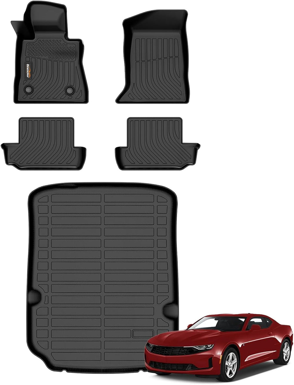 Binmotor-All Weather Car Floor Mats Cargo Liner Set