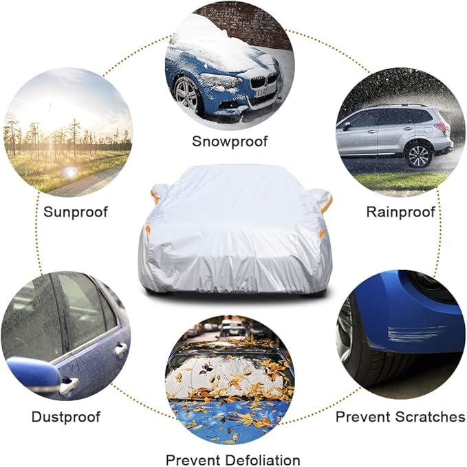 Kayme 6 Layers Car Cover Custom Fit