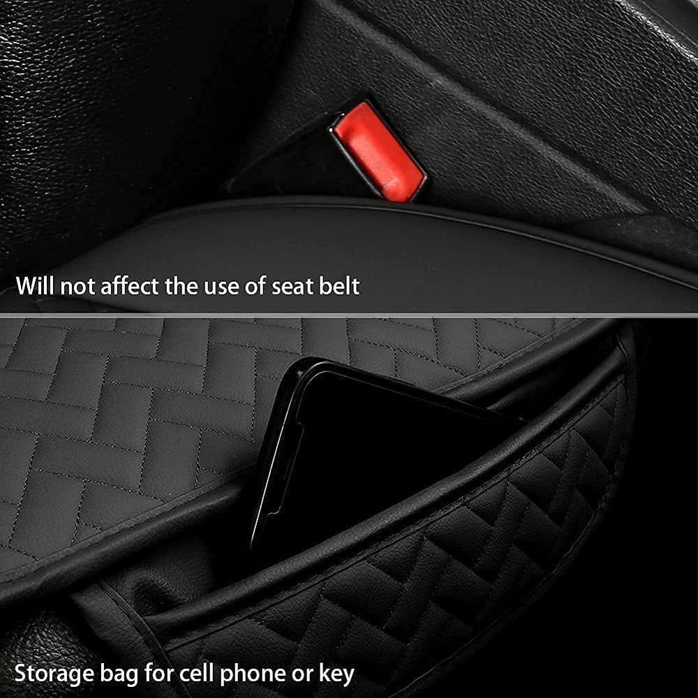 West Llama Full Set Car Seat Covers for Front and Rear Bottom Seats Only, Lux...