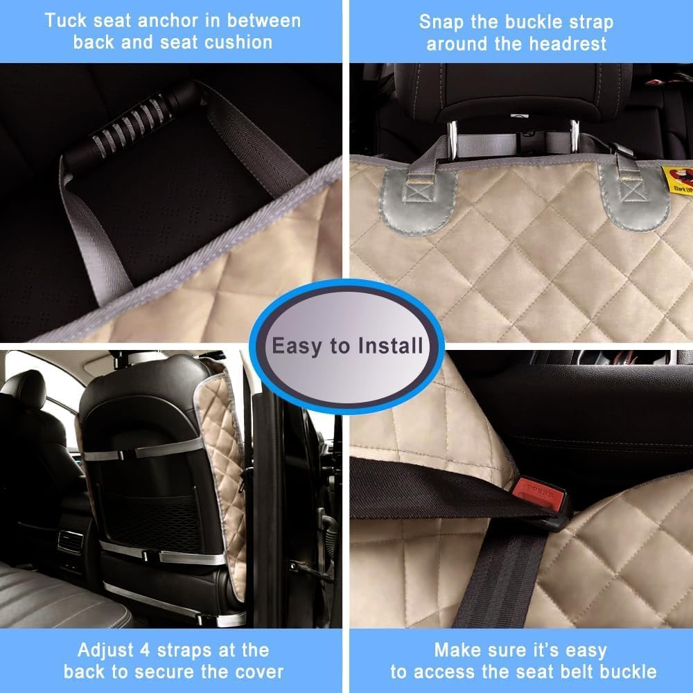 Car Seat Covers Front Seats,Car Seat Protector for Dogs,Scratch-Proof Dog Car...