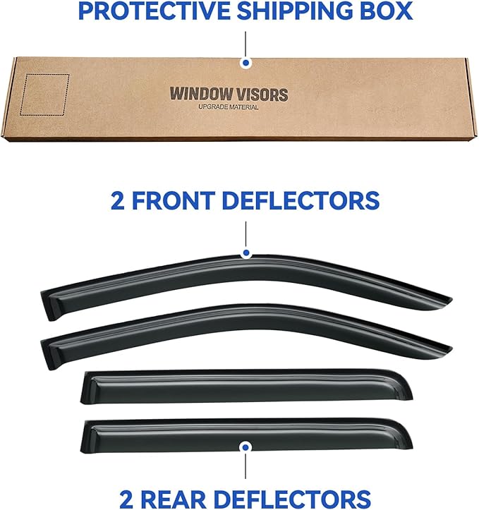Window Visors Rain Guards Shield