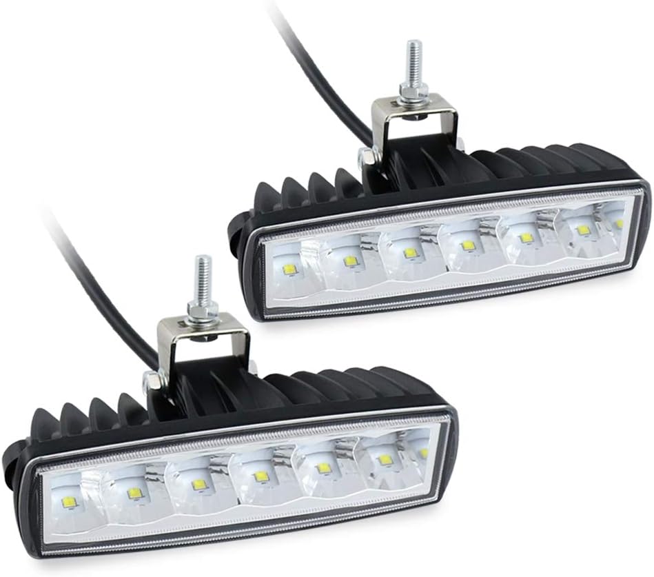 STDYSUN Led Fog Lights Driving Lights Bar 2Pcs 6Inch 30W Waterproof Offroad D...