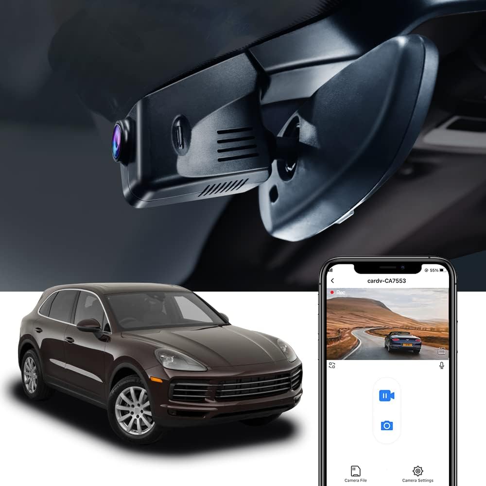 Fitcamx 4K Dash Cam Suitable for Porsche Macan 95B Panamera 970 Cayenne 958 9...
