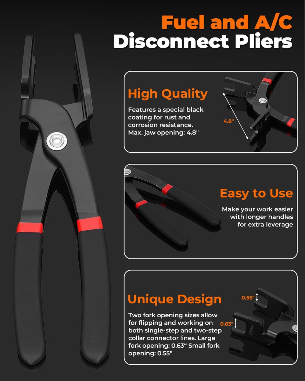 45 Piece Fuel Line Disconnect Tool Set