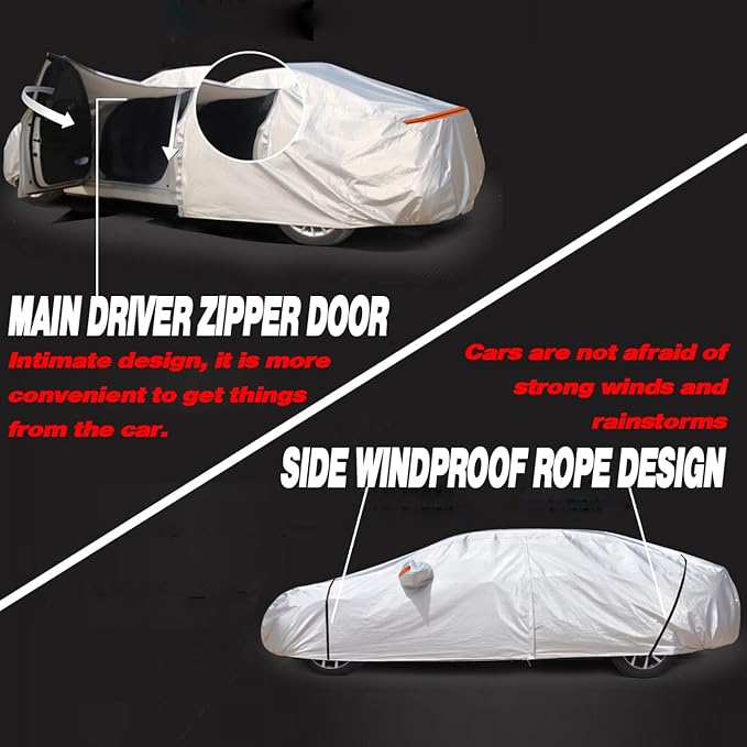 TUCAREST 6 Layers Full Car Cover