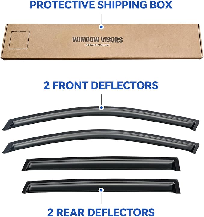 Window Visors Rain Guards Shield