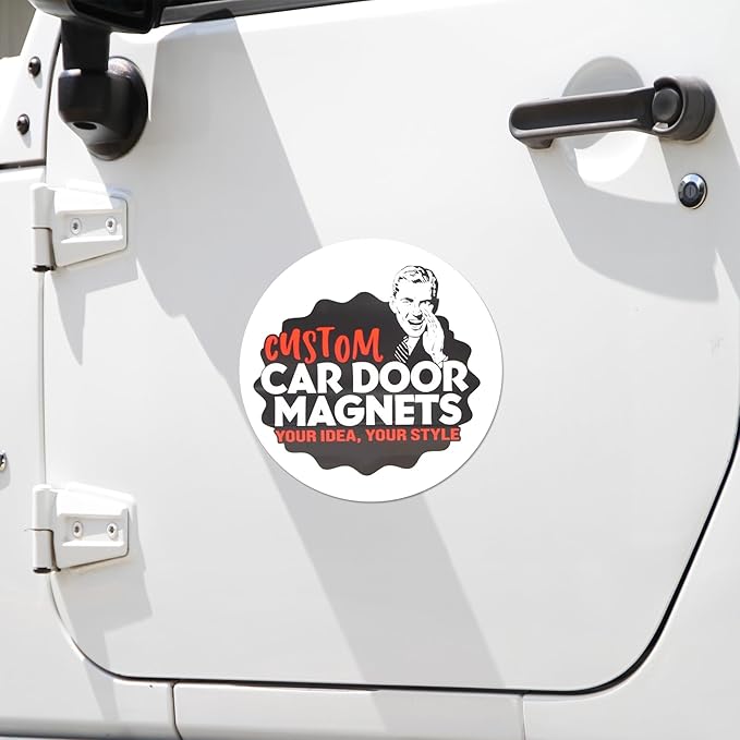 Custom Car Magnet Signs for Businesses 2 pk