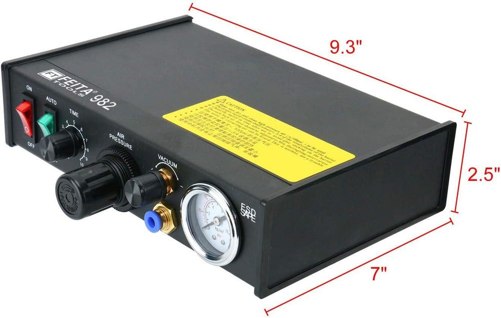 FEITA 982 Auto Glue Dispenser AC 110v Automatic Solder Paste Liquid Adhesive ...