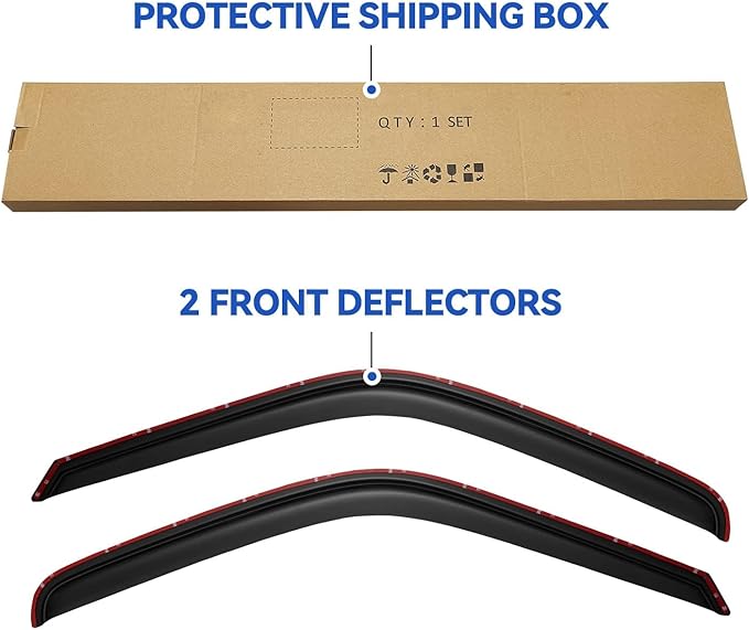 in-Channel Window Visors Rain Guards