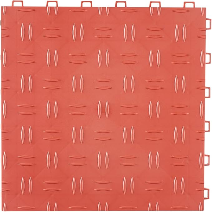 VEVOR Interlocking Floor Covering Tiles, 25 Pack, Non-Slip Double-Sided Texture