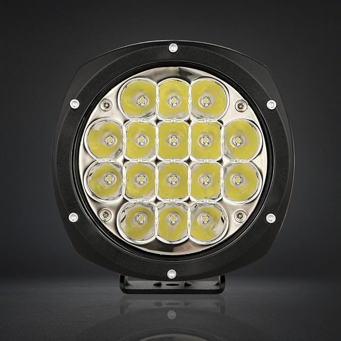 BIGLION.X 5Inch 160W Round Led Driving Lights Off Road Spot Lights Offroad