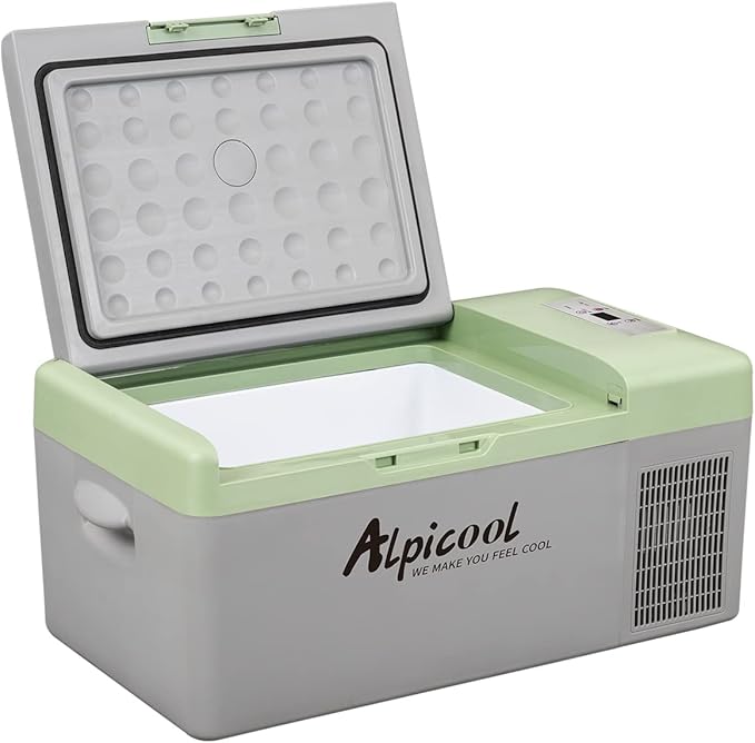Alpicool Y16T Portable Fridge 12 Volt Car Refrigerator 16 Quart Freezer