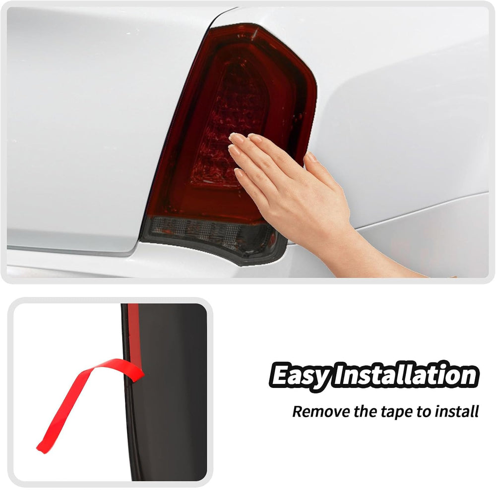 JeCar Smoked Tail Light Cover 3rd Third Brake Light Cover Trim Guards for 201...